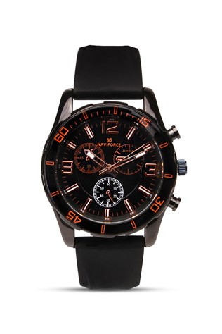 Naviforce Nv1091 Karóra Fekete/Narancsárga